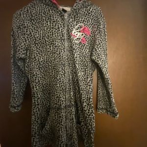 Billabong zip up 3/4 length hooded tee